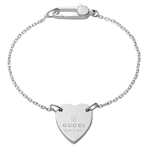 gucci continental chiusura con cuore|Bracciale Gucci Con Cuore E GG .